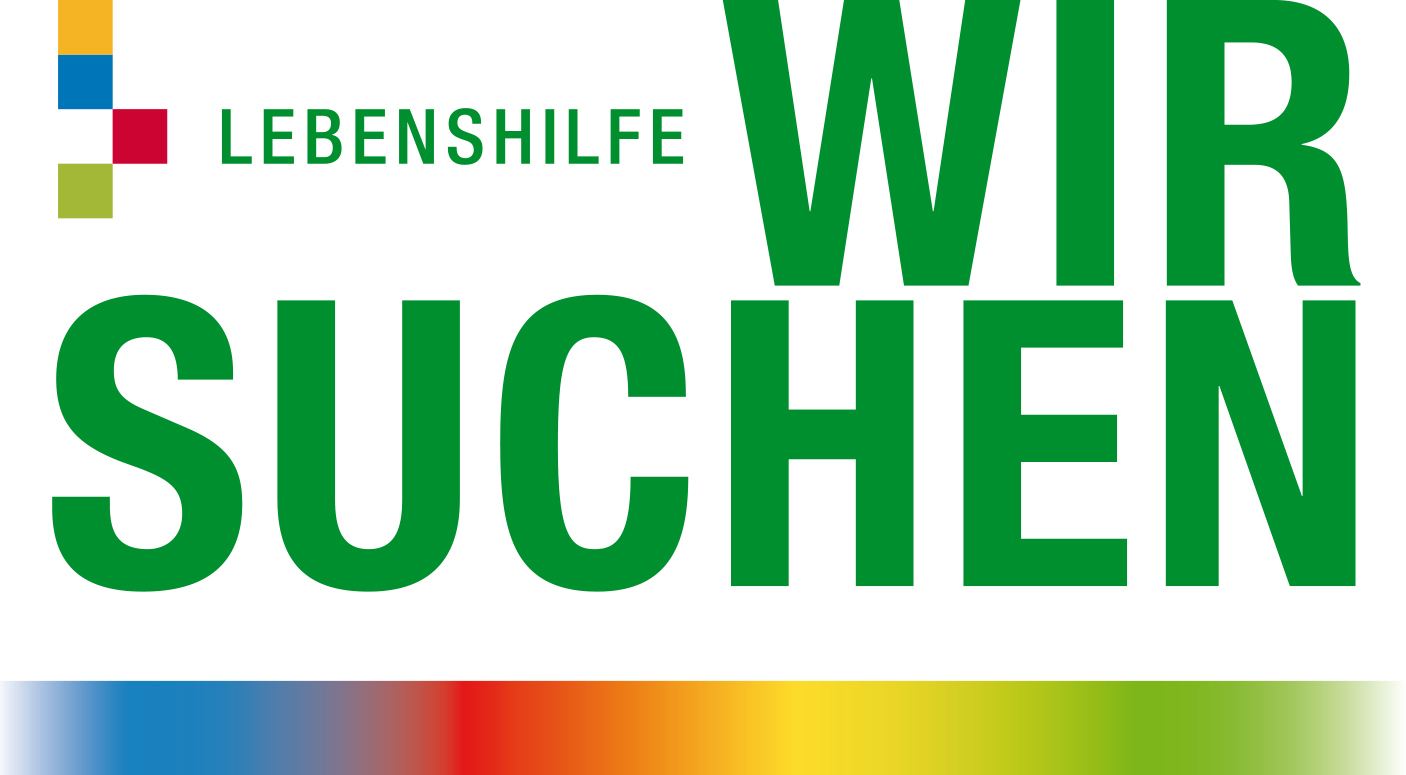 Logo "Wir suchen" (cerchiamo)