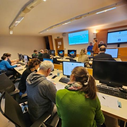 Während der "usability tests"