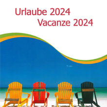 Il cover del nuovo opuscolo sulle vacanze