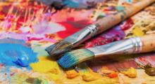 Bunte Pinsel