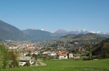 Sicht auf Bozen