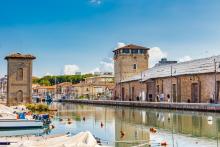 Il centro della città di Cervia.