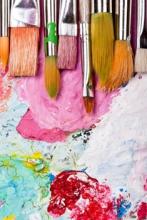 Bunte Pinsel