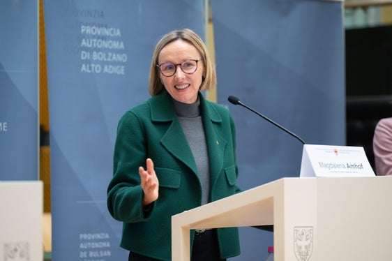Assessora provinciale Magdalena Amhof Assessora provinciale Magdalena Amhof