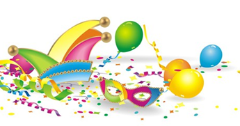 disegno di maschere di carnevale